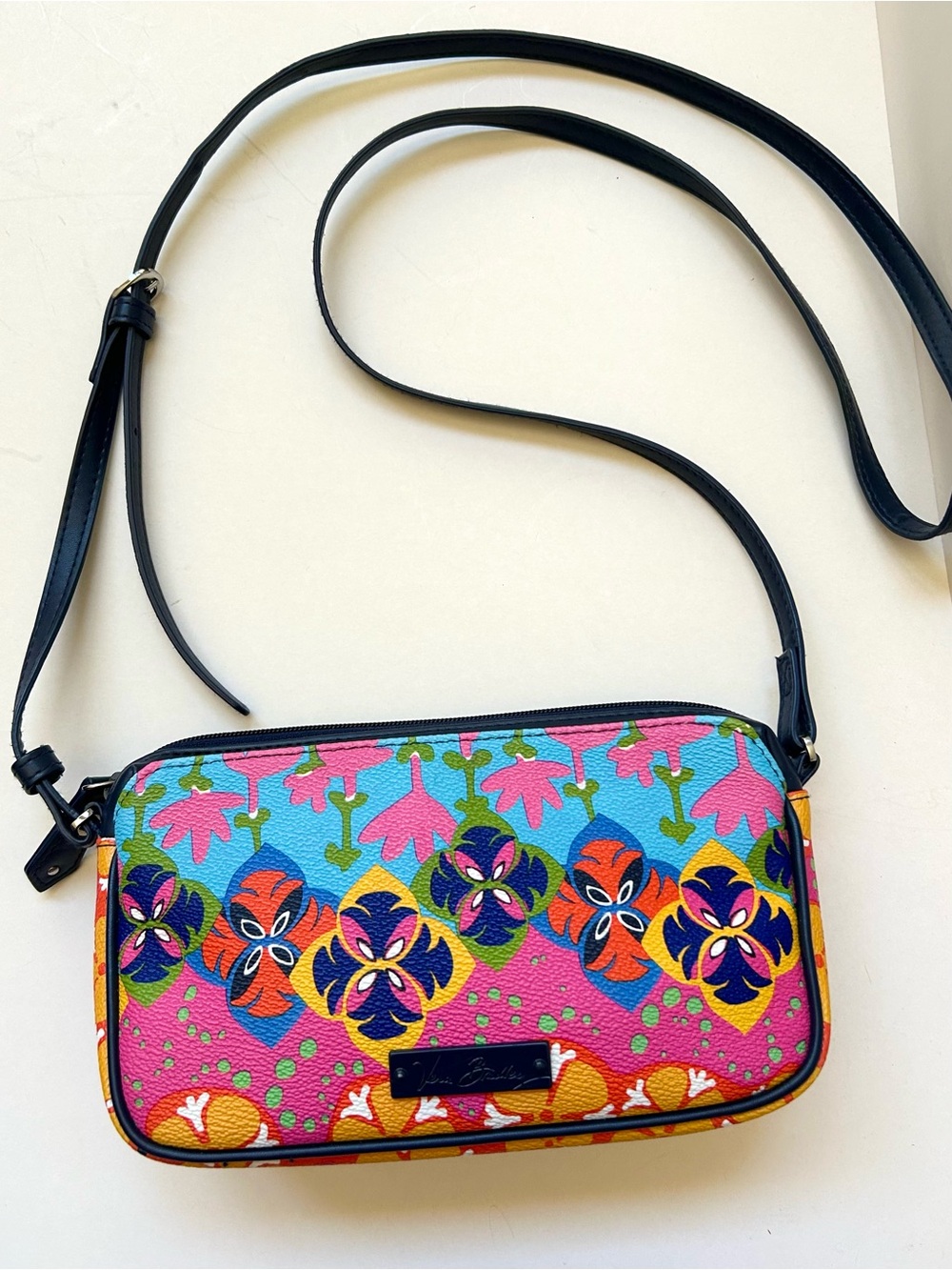 Vera Bradley Vibrant Floral Crossbody Bag in Multicolor